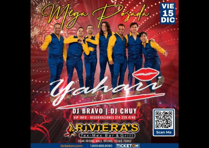 Yahari en Irving Tx 15.Diciembre