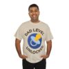 Father's Day 'Dad Level Unlocked' Unisex Heavy Cotton Tee