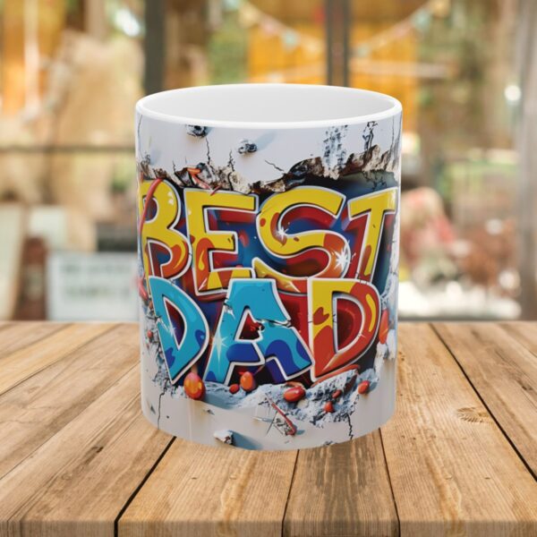 Taza "Best Dad" #001, 11 y 15 oz, #BD-M001