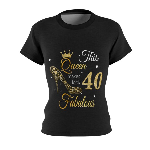 Fabulous Queen 40 Birthday Tee for Women