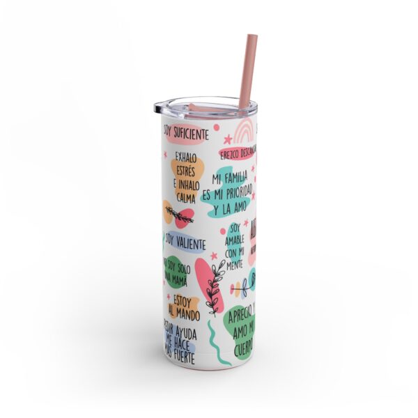 Tumbler Personalizado 'Afirmaciones Mamá' 20oz - Image 3