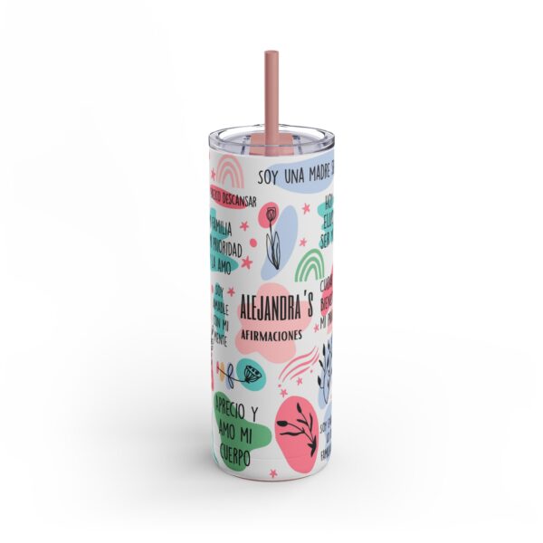 Tumbler Personalizado 'Afirmaciones Mamá' 20oz - Image 2