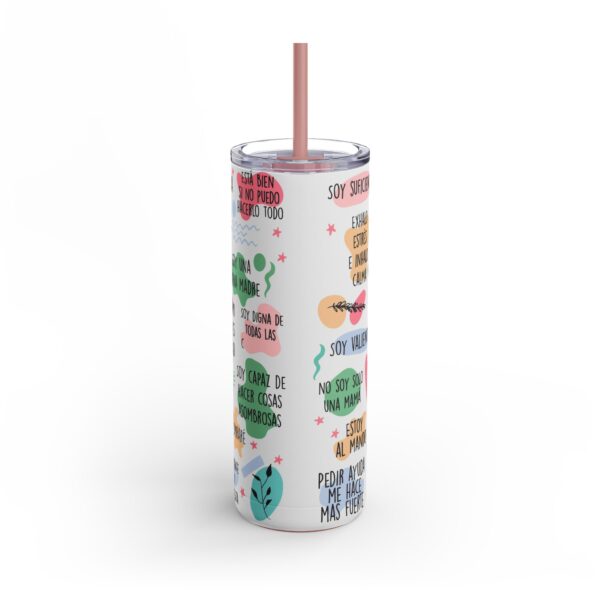 Tumbler Personalizado 'Afirmaciones Mamá' 20oz - Image 4