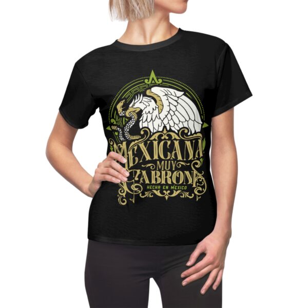 Mexicana Muy Cabrona Women's Cut & Sew Tee - Unique Cultural Graphic Tee for Celebrations - Image 3