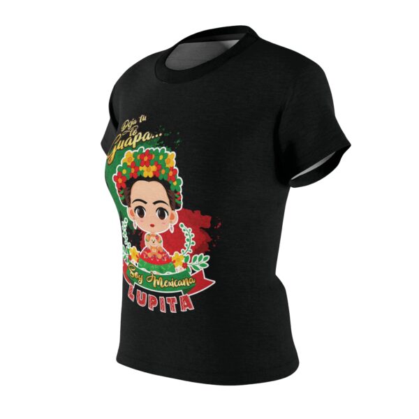 Personalized Frida Kahlo Inspired Women's Cut & Sew Tee - 'Soy Mexicana' Graphic Shirt - Image 2