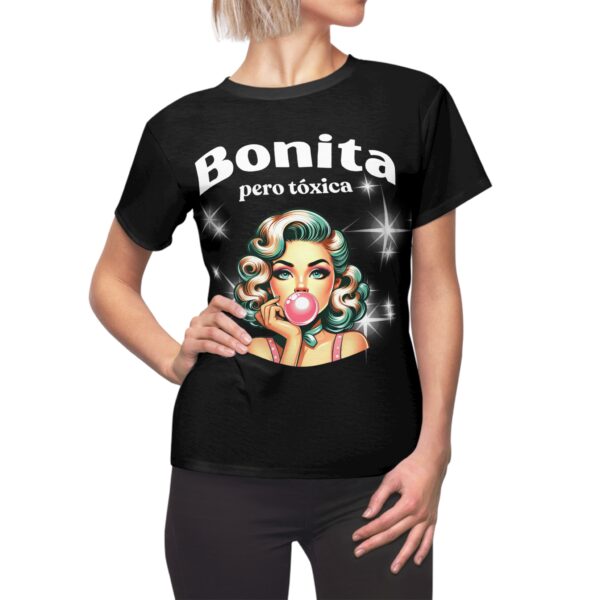 Retro Graphic Tee - 'Bonita Pero Tóxica' - Image 3