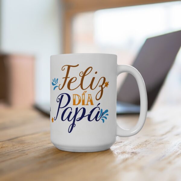 Personalized Spanish Prayer Dad Mug - Image 3