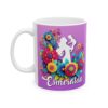Personalized Floral Ceramic Mug for Mom