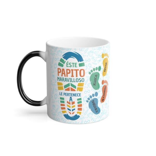 Taza Magica Personalizada 'Este Papito Maravilloso' - 11oz - Image 4