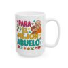 Taza Personalizada, El Mejor Abuelo, 15 oz