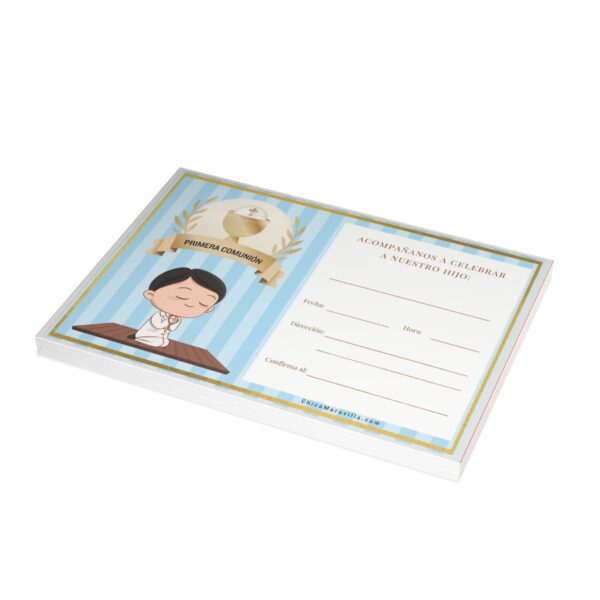 Invitación Primera Comunión Niño, Incluye Sobres - Image 16