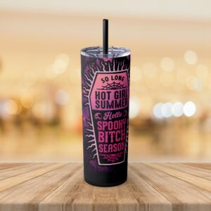 Personalized Halloween Coffin Tumbler 20oz