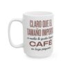 Taza “Sí importa” – 15oz – Estilo Boho con Arco Iris