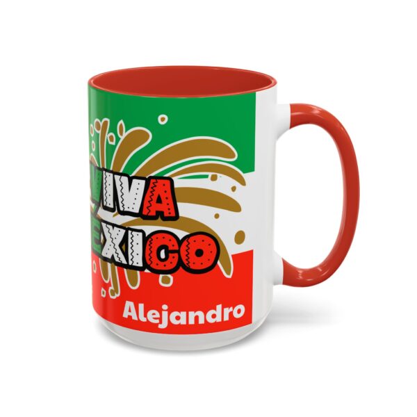 Viva Mexico Accent Coffee Mug | Celebratory Drinkware for Home, Office, Gifts, Holidays, Fiesta - Image 2
