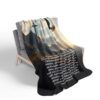 Psalm 25 (Spanish) Inspirational Fleece Sherpa Blanket 60"x80"