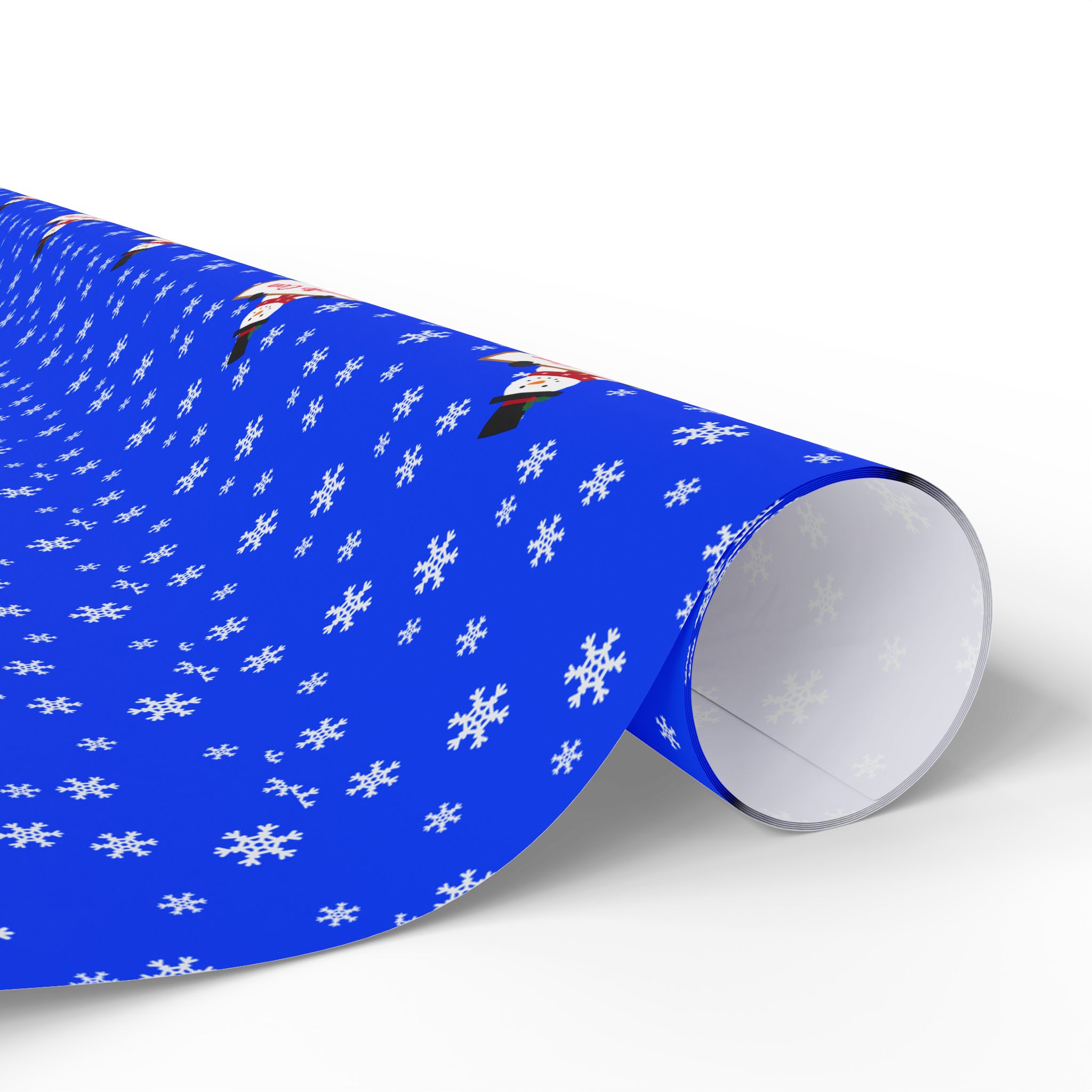 Personalized  Gift Wrapping Paper 'Winter Wonderland' - Snowflake Design for Holidays - Image 6