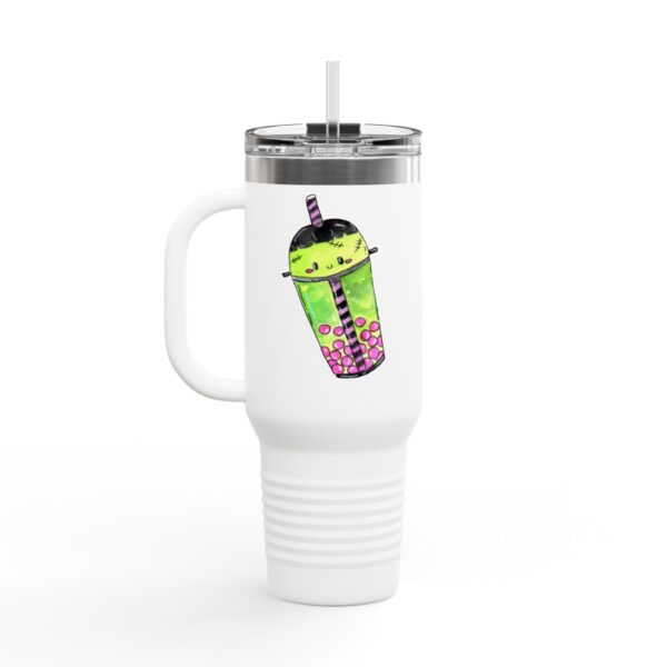 Colorful Insulated Travel Mug - 40oz, Perfect for Coffee Lovers, Unique Gift, Personalized Travel Cup, Eco-Friendly Drinkware, Dia de [...] - Image 4