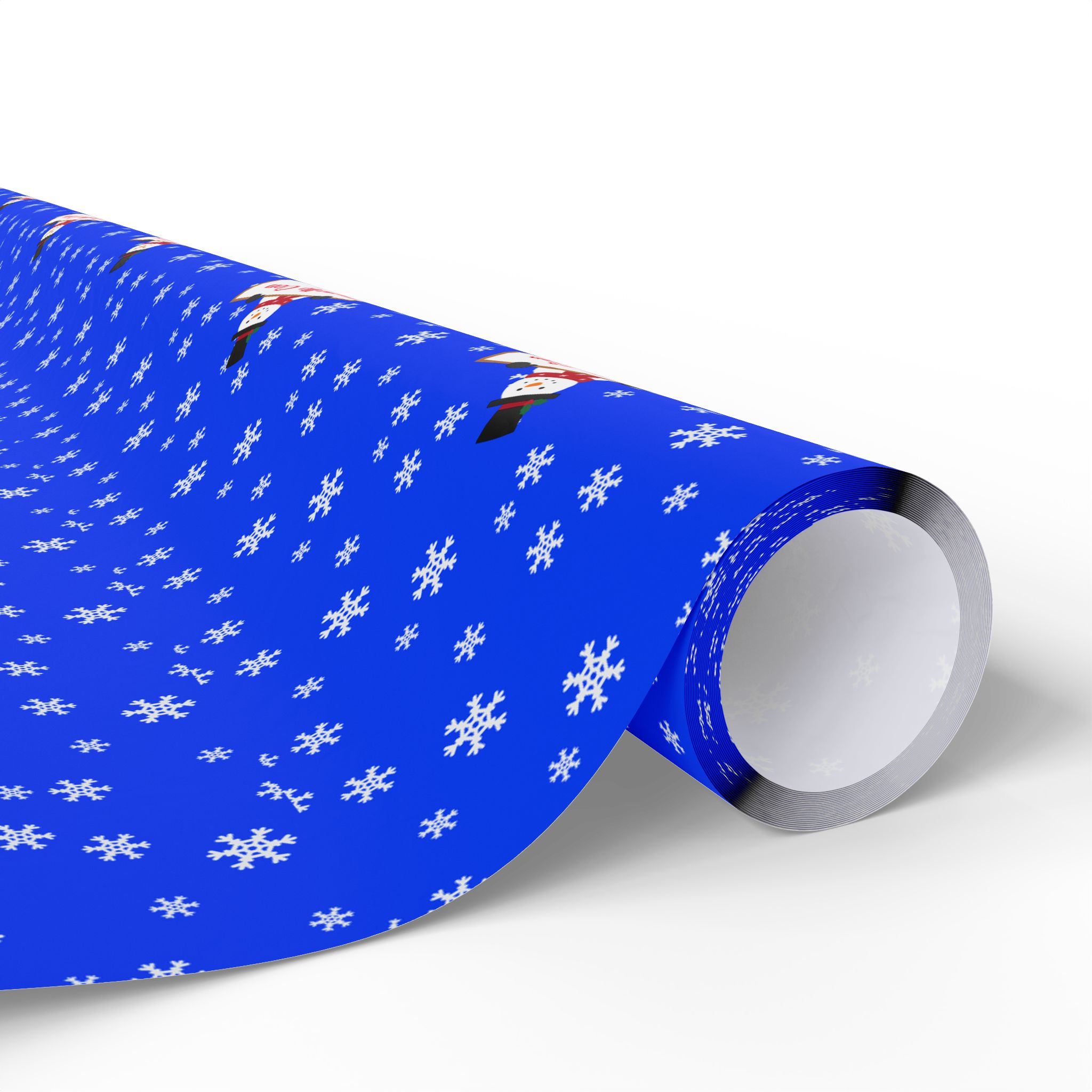 Personalized  Gift Wrapping Paper 'Winter Wonderland' - Snowflake Design for Holidays - Image 3