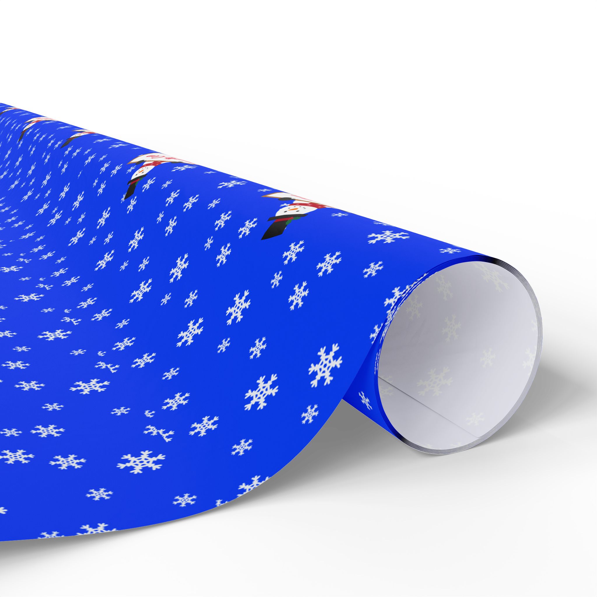 Personalized  Gift Wrapping Paper 'Winter Wonderland' - Snowflake Design for Holidays - Image 22
