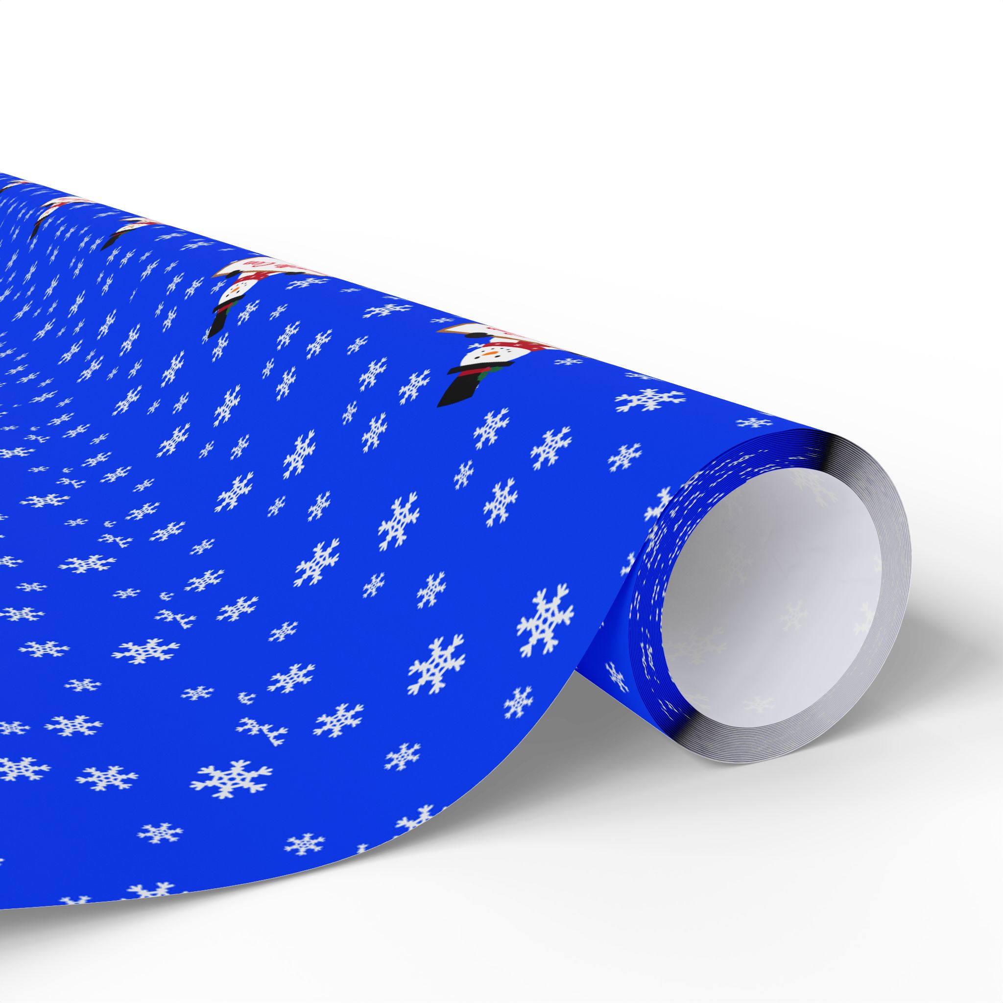 Personalized  Gift Wrapping Paper 'Winter Wonderland' - Snowflake Design for Holidays - Image 18