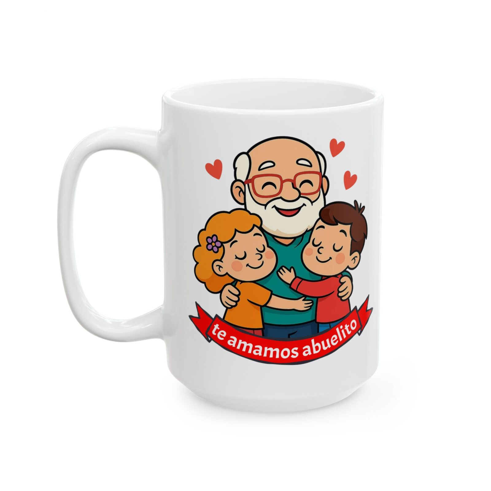 Ceramic Mug — "Para El Mejor Abuelo" Cute Family Grandpa & Dad Coffee Cup - Image 4
