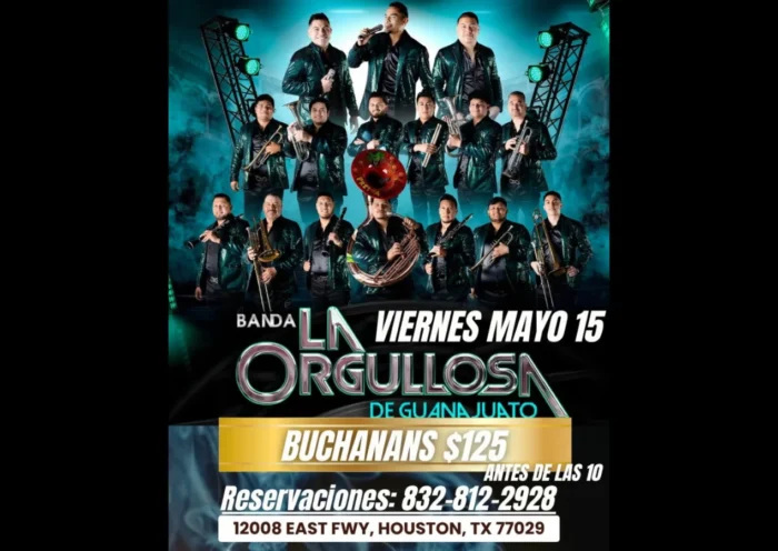 Banda la Orgullos in Houston: Blue Bayou Cafe 15.May