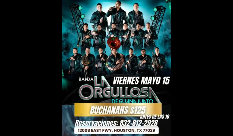 Banda la Orgullos in Houston: Blue Bayou Cafe 15.May