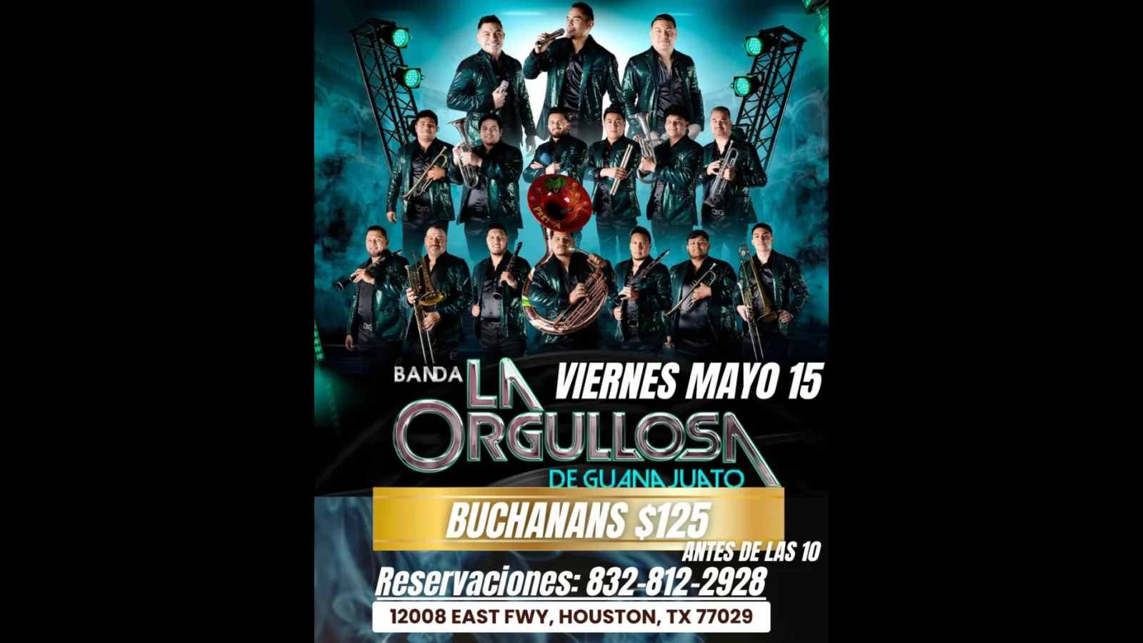 Banda la Orgullos in Houston: Blue Bayou Cafe 15.May